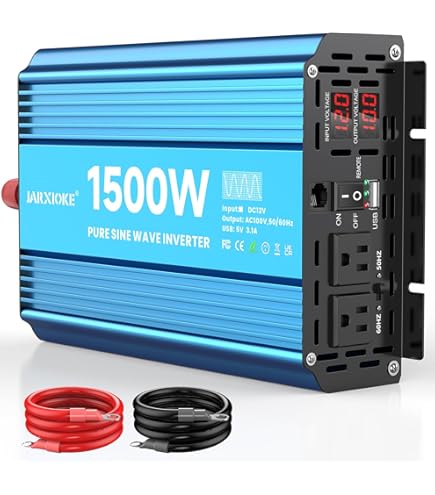 リモコン　接続ケーブル付き　COTEK 1500W 12V 純正弦波インバーター Amazon | ONE GAIN(ワンゲイン)1500Wクラス 12Vタイプ